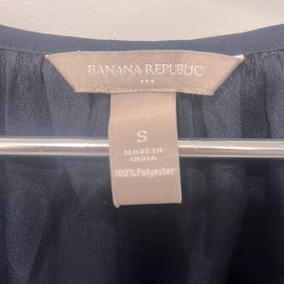 Banana Republic Two-Tone Blue Tunic Tank Top - Size Small, Preloved - Picture 3 of 5